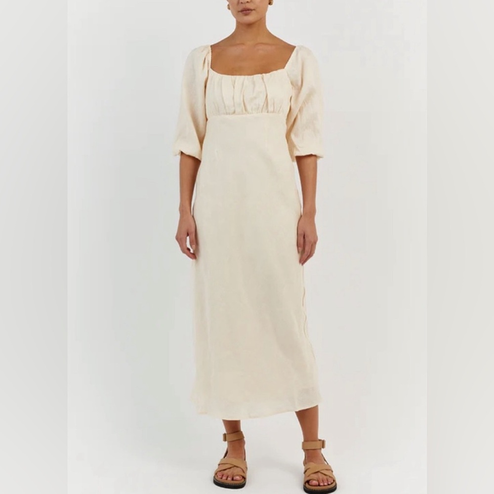 DISSH Soft Cream Midi Dress